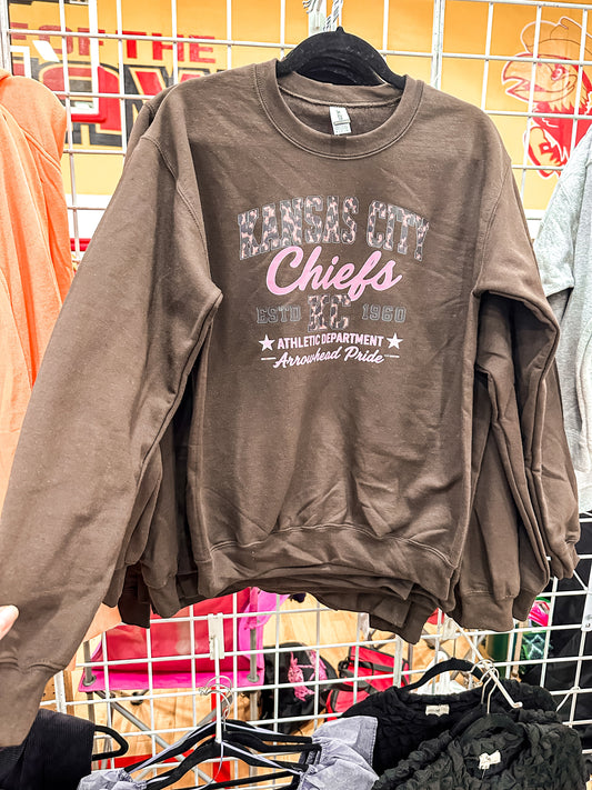 KC Cheetah Crewneck