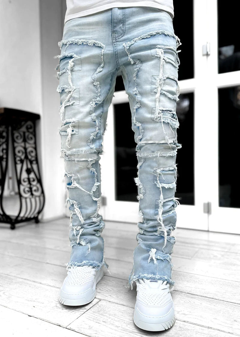 Men’s Tight Fit Stacked Jeans