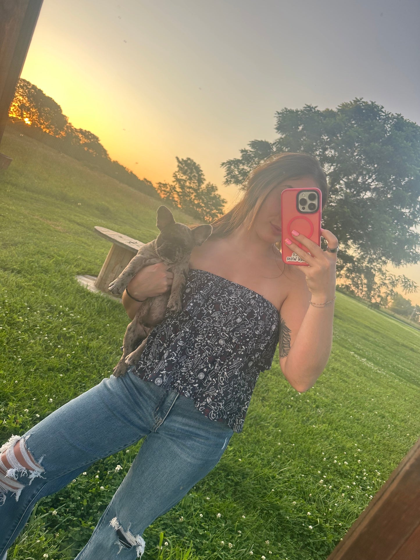 Cowgirl 4th of July Top