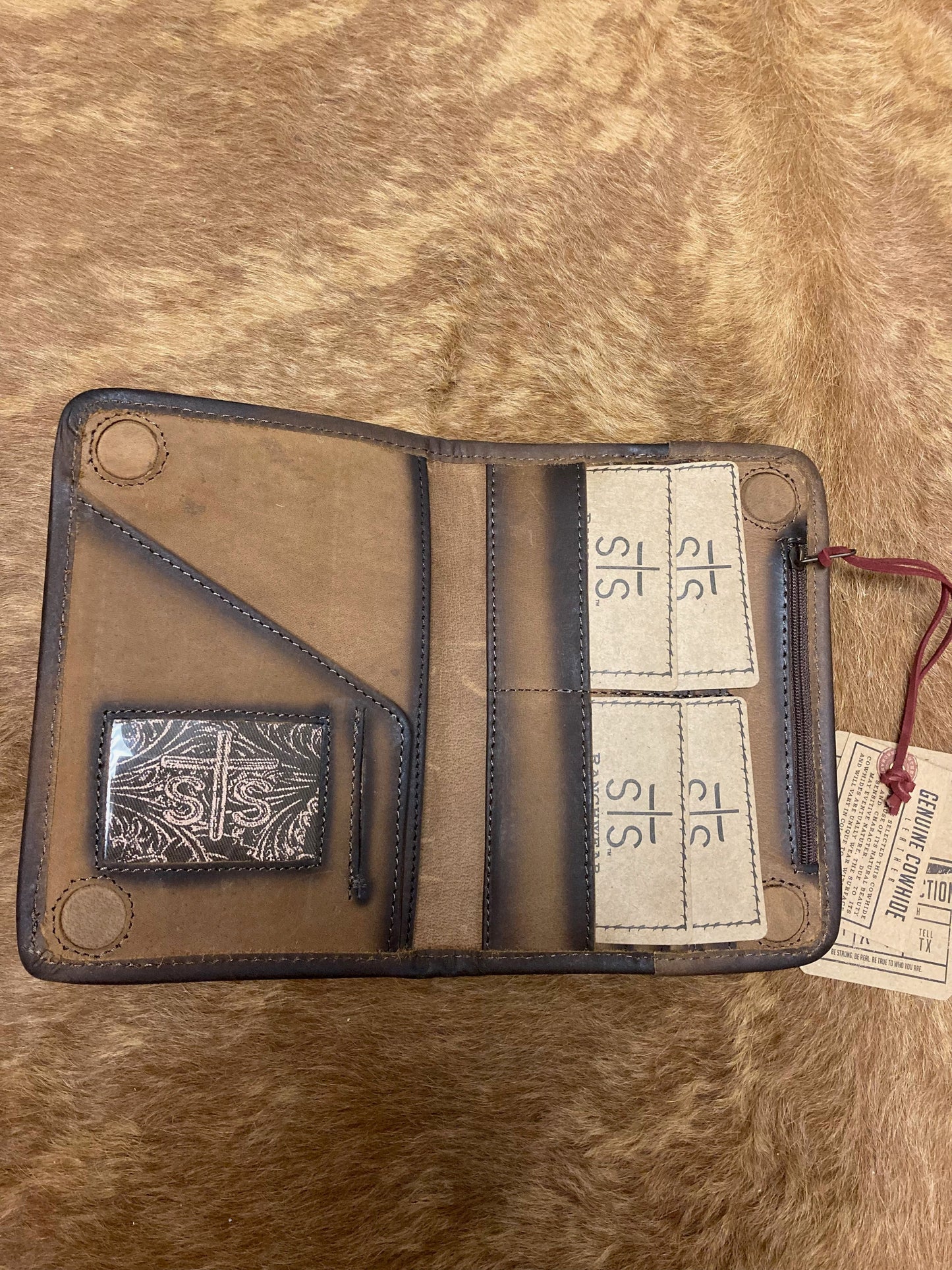 Cowhide Magnetic Wallet