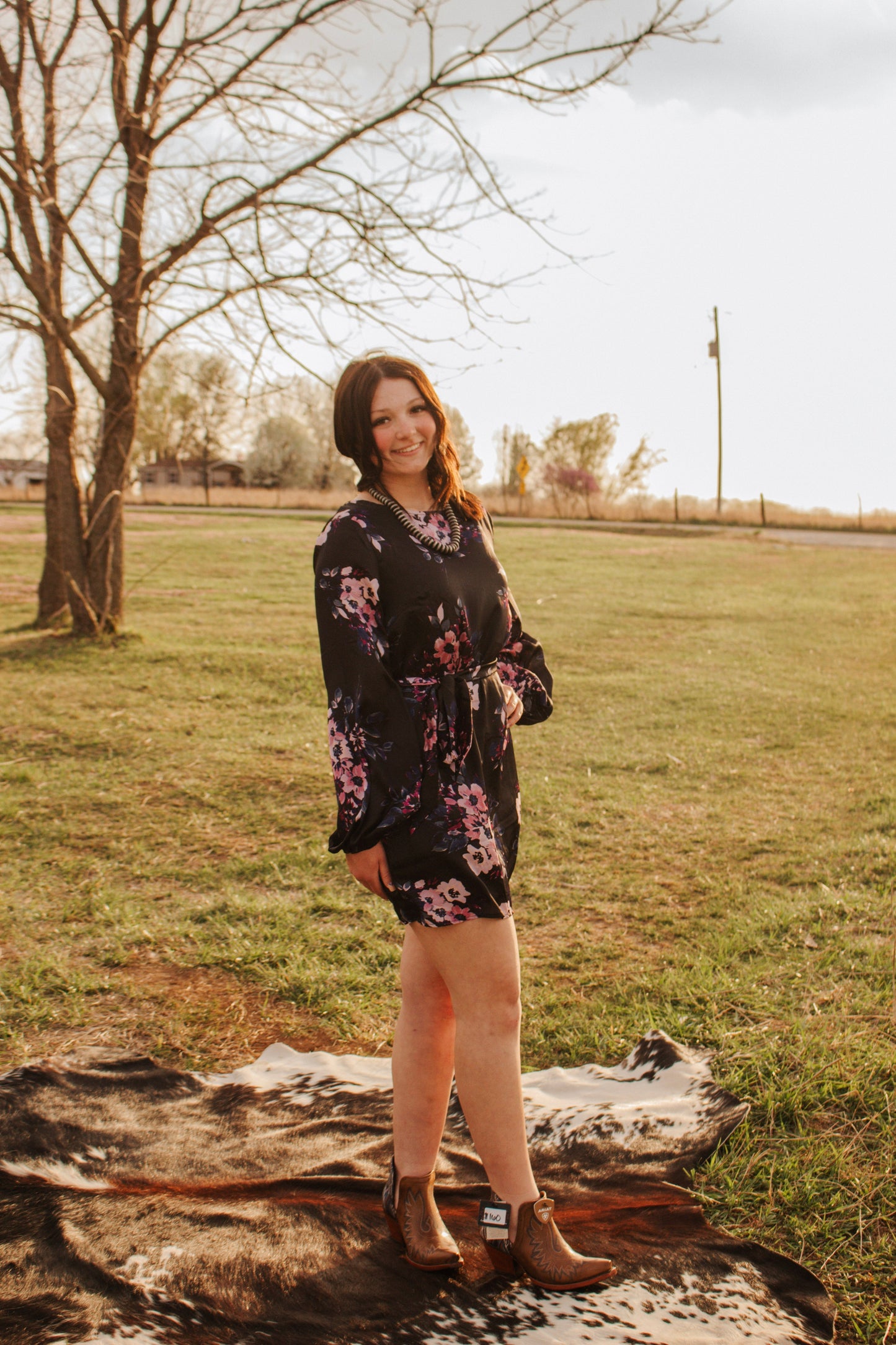 Simply Flourishing Floral Shift Dress