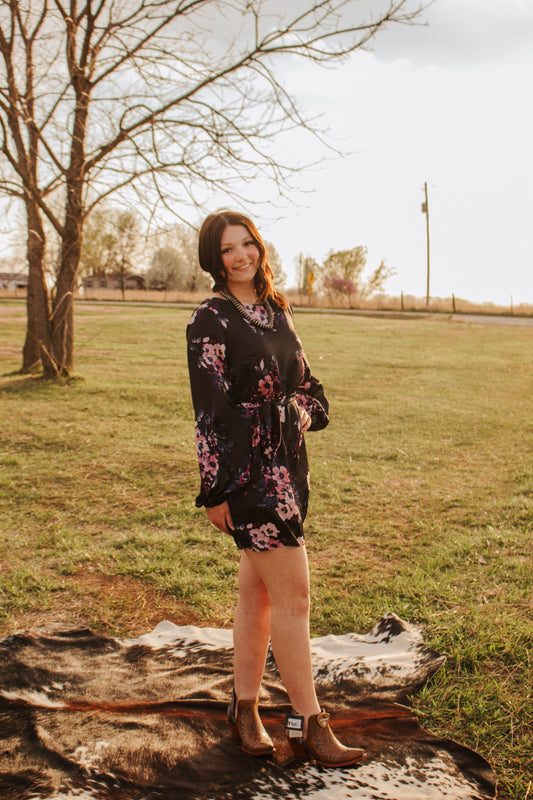 Simply Flourishing Floral Shift Dress