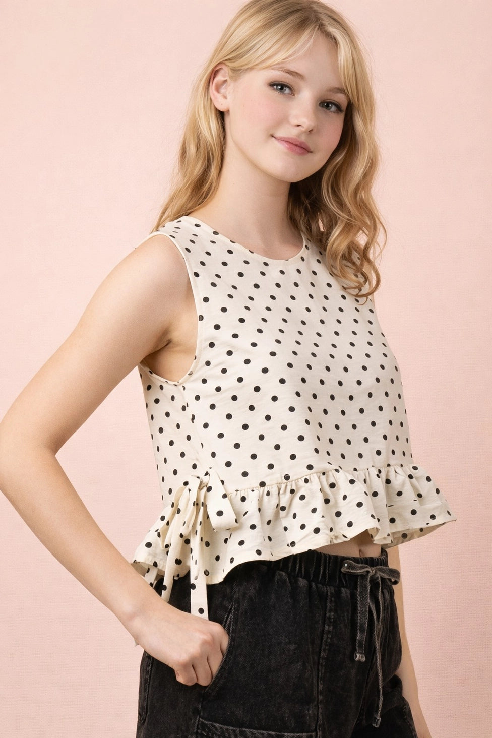 Poka Dot Blouse VeryJ