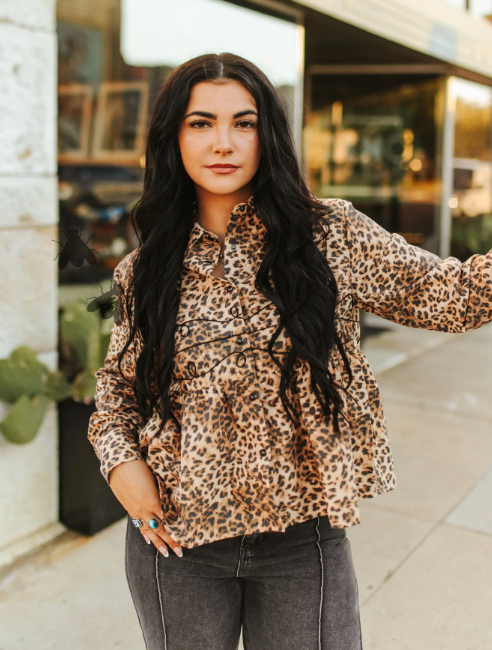 Leopard Loopty Lou Top
