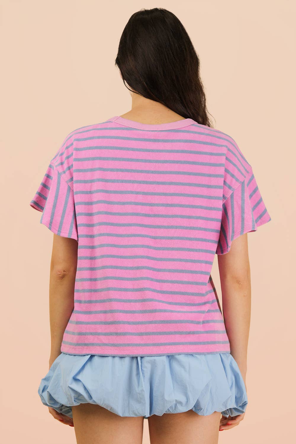 Pink & Turquoise Cowgirl Ruffle Tee